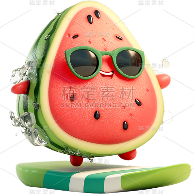 果蔬系列通用3D拟人风水果通用元素素材