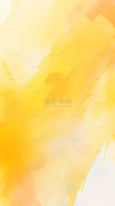 通用背景黄色笔刷质感背景