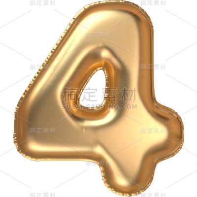 618促销大促通用金色充气立体气球数字艺术字
