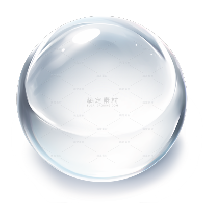特效系列简约感透明气泡
