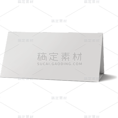 常规系列3D空白桌牌通用元素素材