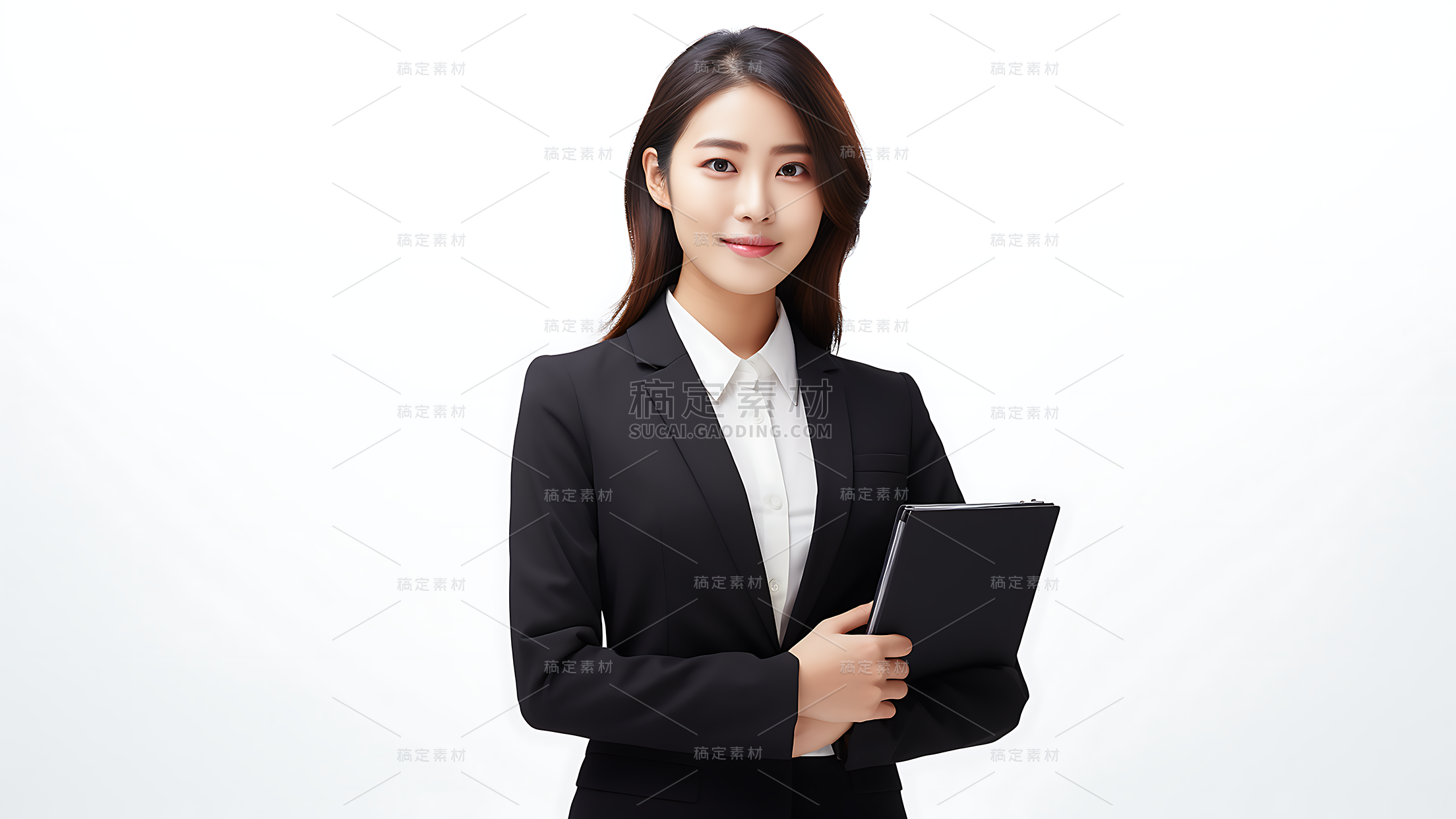 金融女性模特人像图片