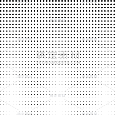 通用矢量图单色黑色单向渐变波点贴纸元素素材