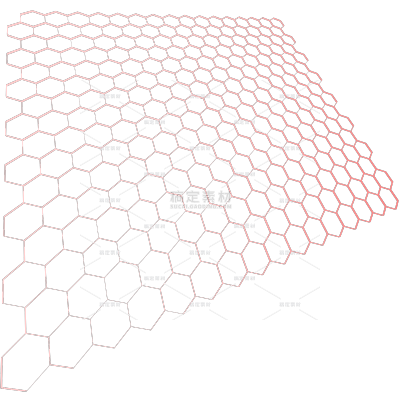纹理系列简约立体蜂巢方格侧面