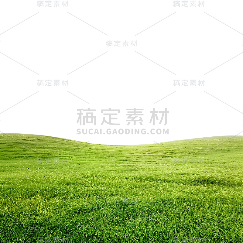 植物通用实景半铺草地元素素材