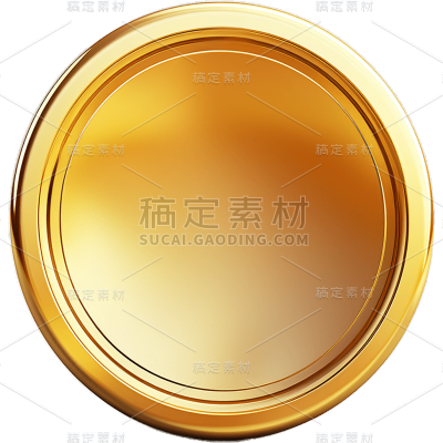 3D金币贴纸