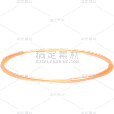 通用3D倾斜光圈贴纸几何系列