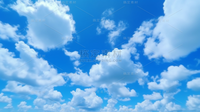 蓝天白云天空