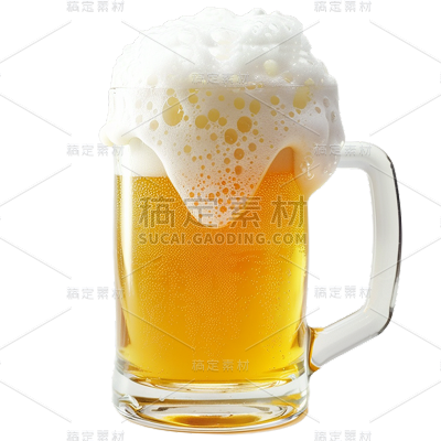 特效通用泡沫啤酒元素素材