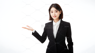 金融女性模特人像图片