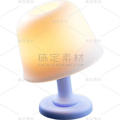 立体风台灯贴纸