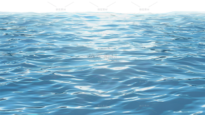 风光实景水面海面元素素材