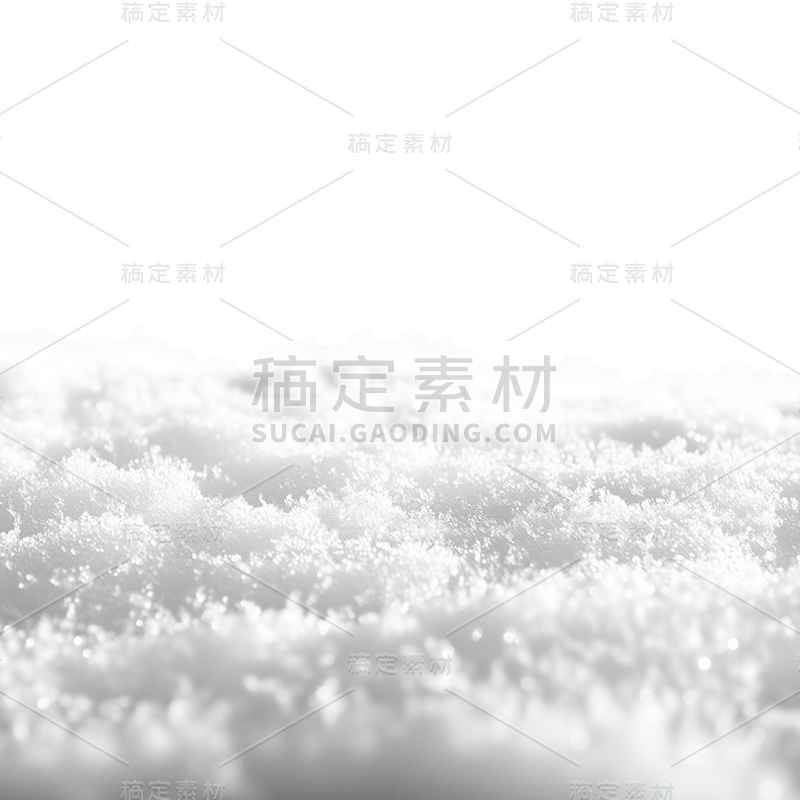 气象系列写实纯白雪地