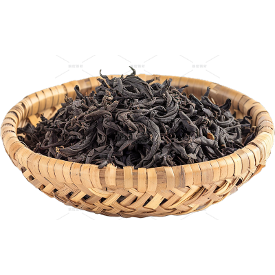 饮品系列发酵过的茶叶堆