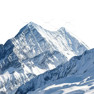 风光系列实景雪山山脉元素