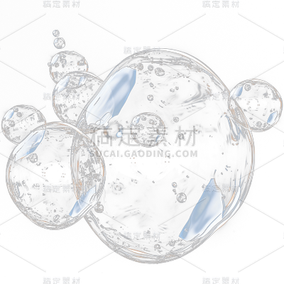 透明彩色气泡贴纸