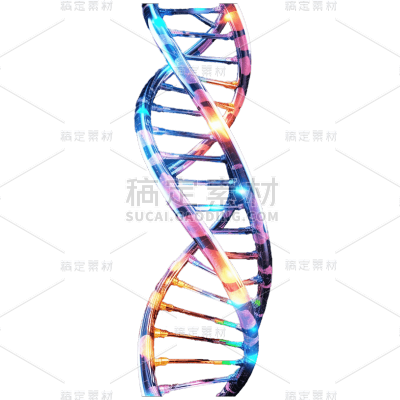 3D基因系列彩色染色体贴纸