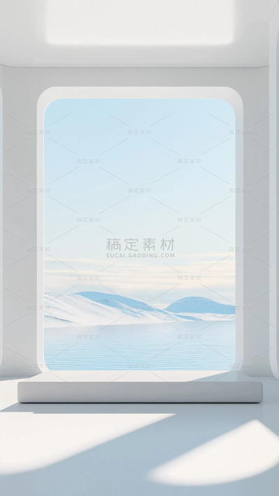 家居系列-通用-写实极简新中式背景图片