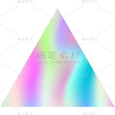 装饰通用酸性炫彩空白标签贴纸元素素材