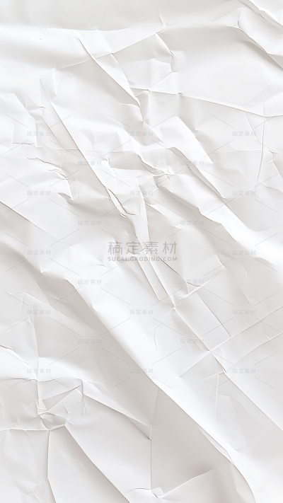 常规系列褶皱白纸肌理通用背景素材