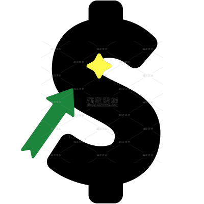 金融钱币ui符号贴纸