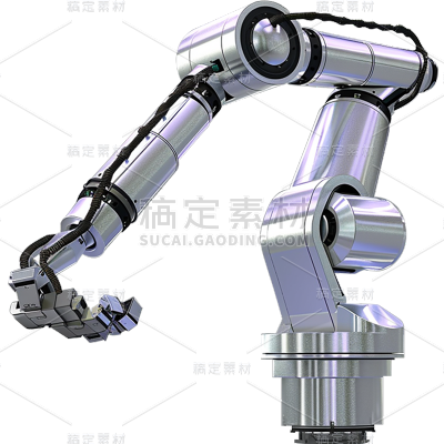科技风通用实景智能机器手臂元素素材