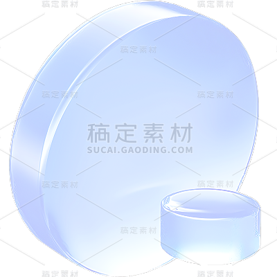 通用玻璃几何装饰元素