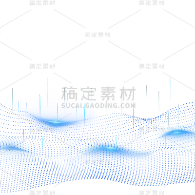 科技风通用科技线条光效线条元素素材