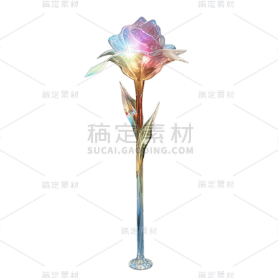 立体三维玫瑰花3