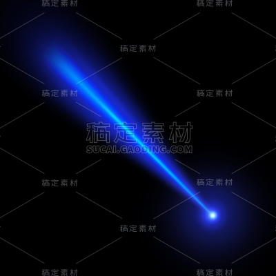 常规通用放射蓝色光效元素贴纸