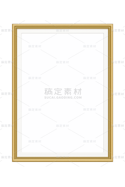 边框系列写实金属边框相框元素（td）