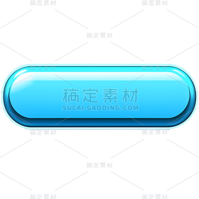 通用基础蓝色按钮免抠元素