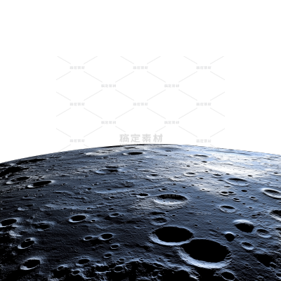 宇宙系列写实月球表面贴纸