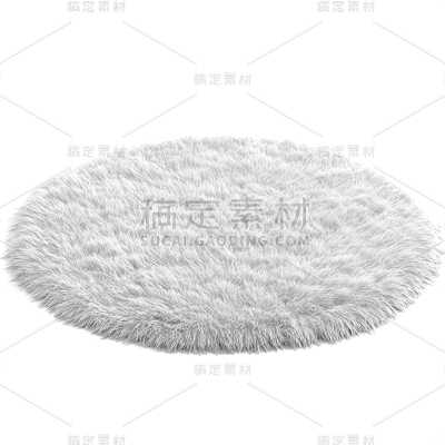 家居系列-通用-圆形地毯绒毛贴纸