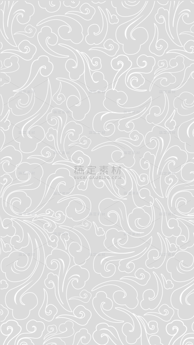 通用中国风中式国风祥云底纹免扣元素素材