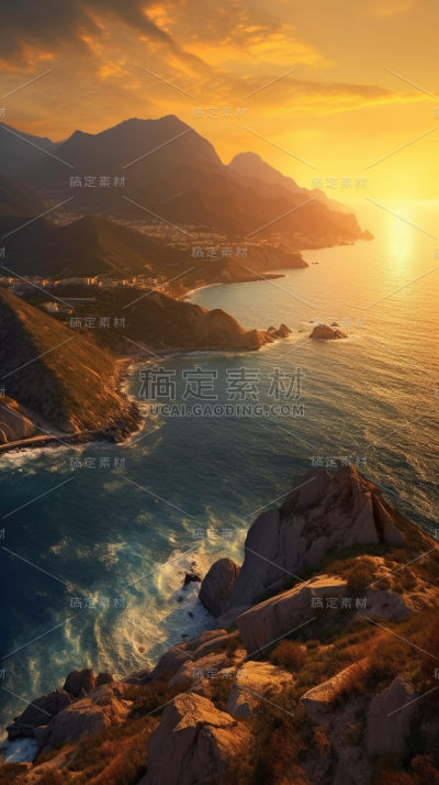 山川河流山峰景观风景壁纸