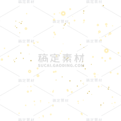 金色粒子贴纸