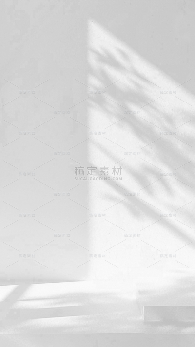背景通用空间光影特效黑白植物光影图片素材