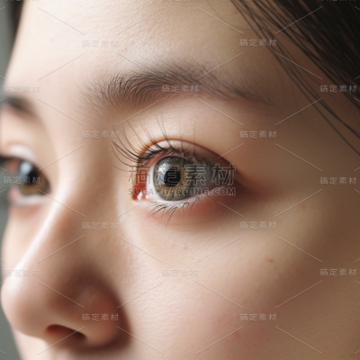 美妆彩妆睫毛人像