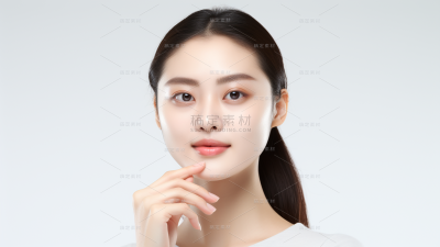 美容护肤模特人像图片