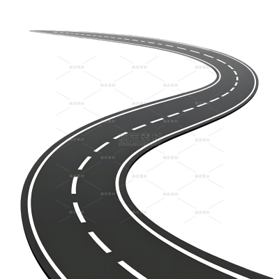 装饰系列蜿蜒公路（td）