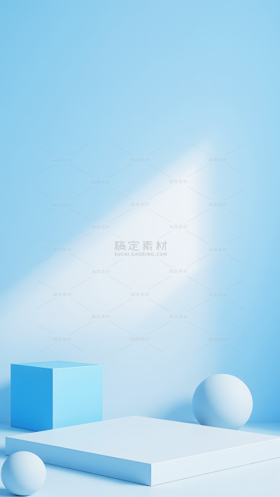 常规背景系列简约几何3D场景背景