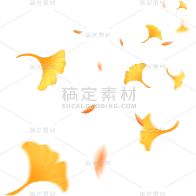 秋系列花卉元素贴纸