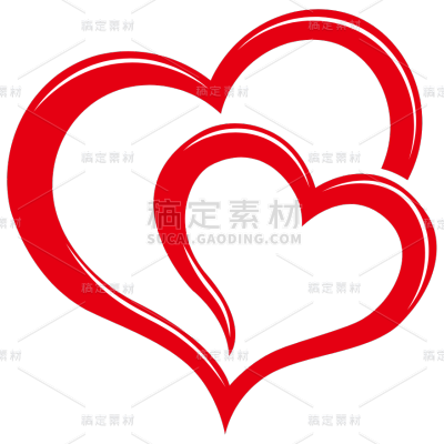 装饰系列简约爱心装饰图标（td）
