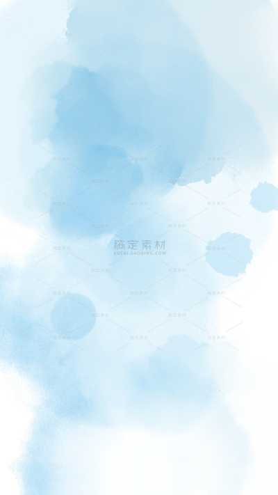 中国风系列水彩晕染元素