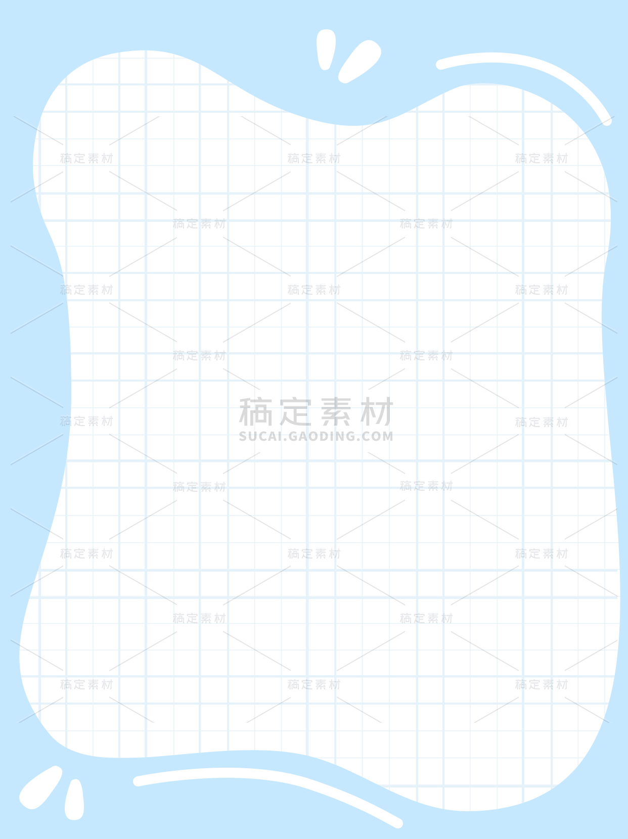 通用格纹边框背景元素