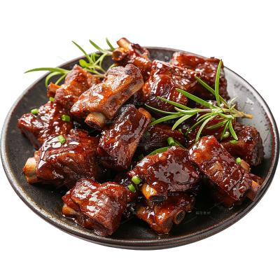 美食系列写实红烧肉类美食贴纸