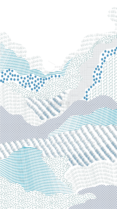纹理系列常规自然插画图案拼贴元素