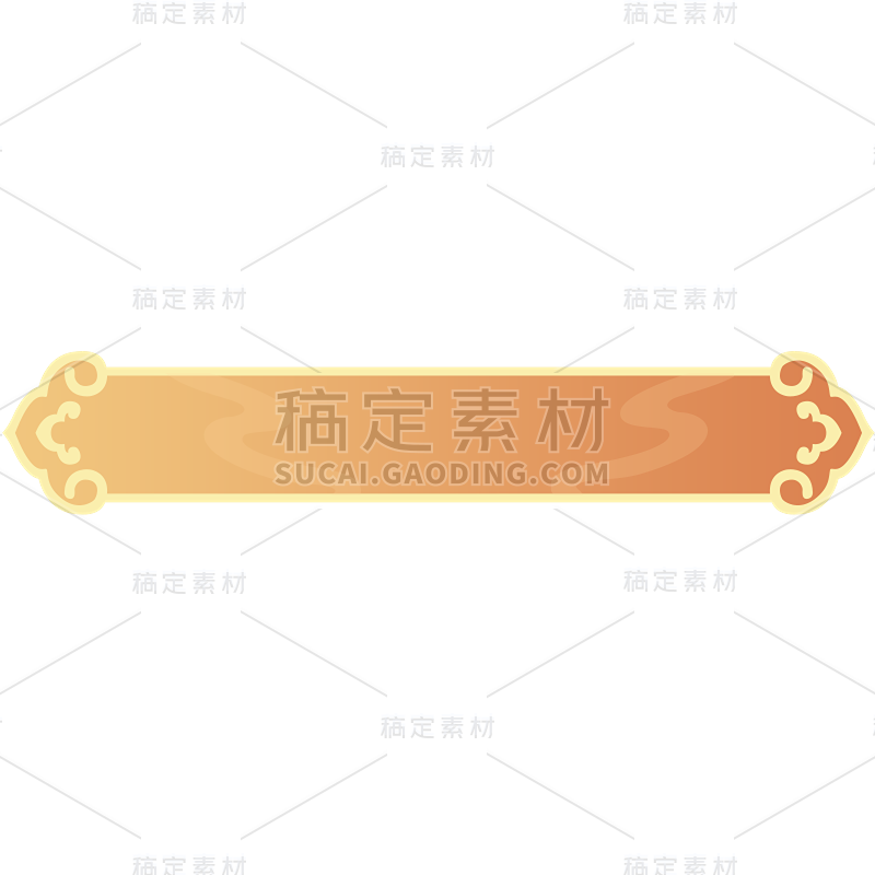 中国风通用古风花纹边框中式元素素材