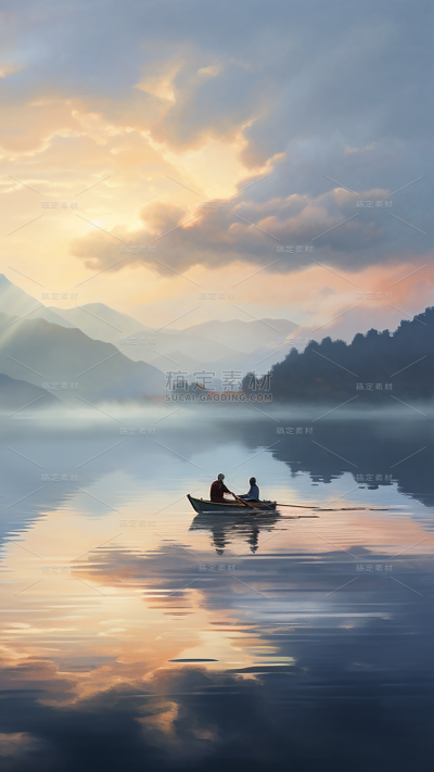 中国风通用实景山水背景场景图片素材